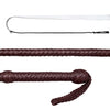 Whisky Brown Kangaroo Leather Bullwhip – 12-Plait Hand-Braided Indy Style