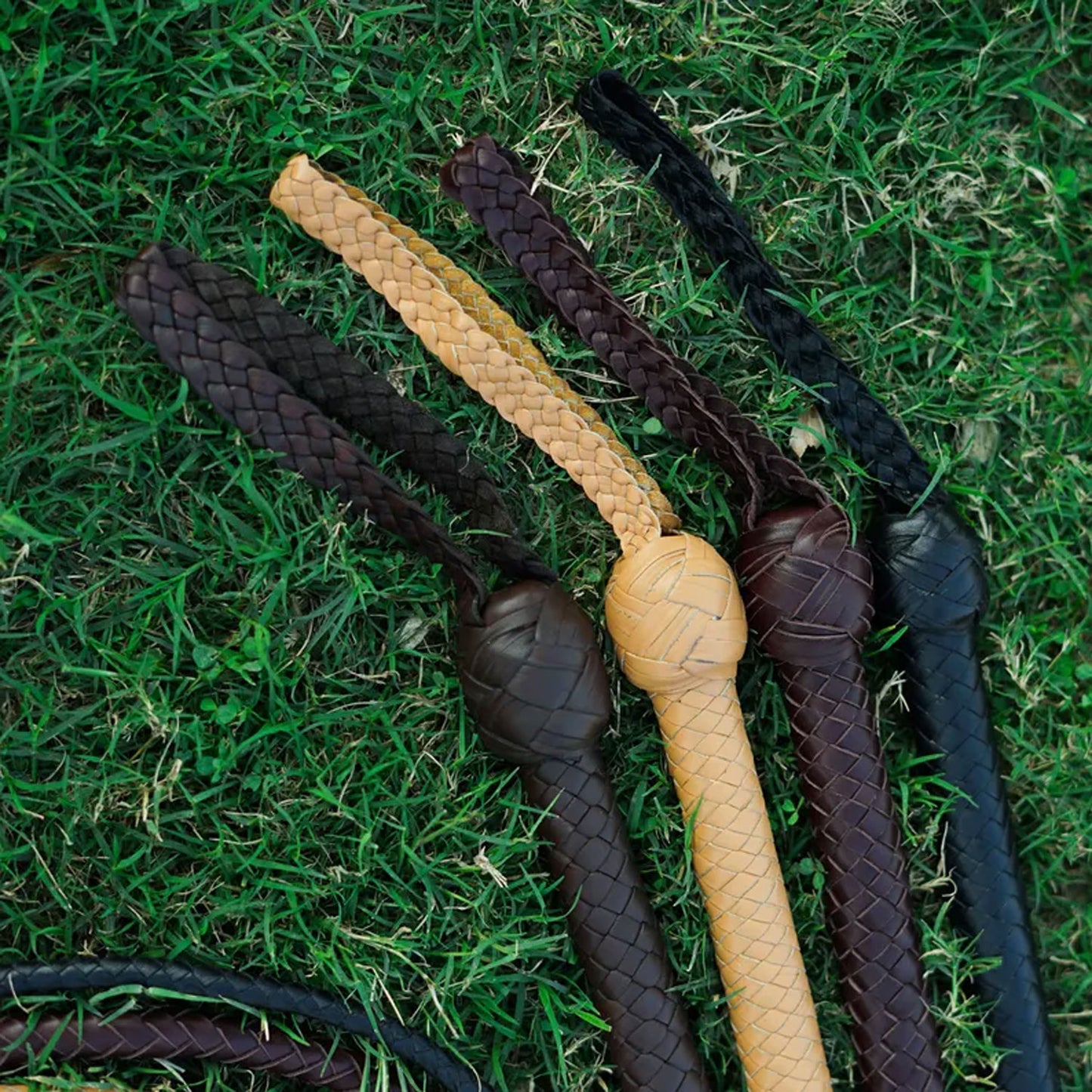 Indiana Jones Deep Black Cowhide Bullwhip – 4ft to 12ft Handmade