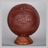 Retro Vintage Leather Soccer Ball – 1900s Display Decor