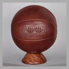 Retro Vintage Leather Basketball – 1900s Sports Decor