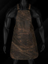 Grillace Vintage Brown Pullup Leather Chef Apron for Cooking