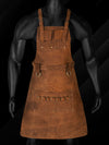 Grillforge Leather BBQ Apron – Personalized Grilling Apron for Men