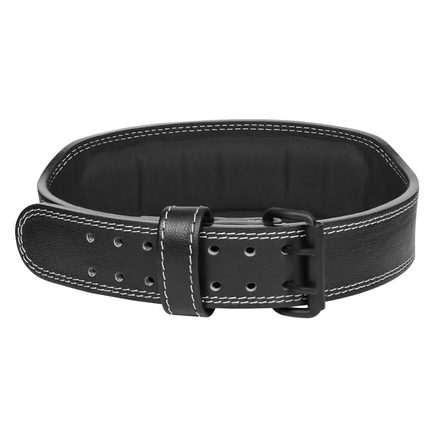 Handcrafted leather weight lifting belt for men - Leatherton