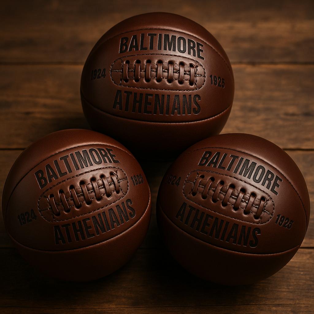 Handmade Vintage Sports Decor — Leather Ball by Leatherton