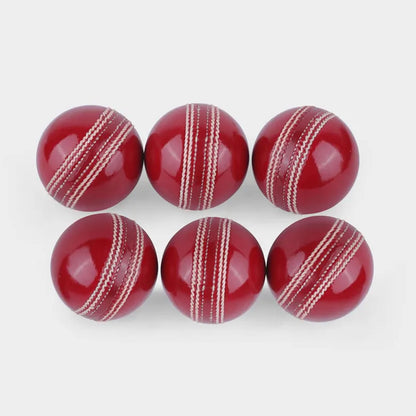 Red Leather Cricket Ball – Handmade Match Ball Gift
