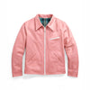 Women's Pink Leather Jacket — Vintage Biker Classic Style