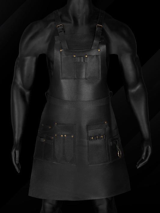 Shearcrafter Leather Barber Apron – Custom Workwear