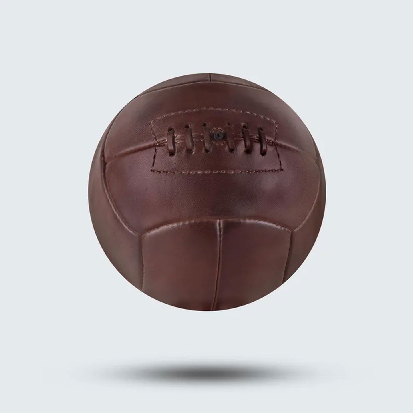 Retro Vintage Leather Soccer Ball – 1900s Display Decor