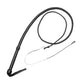 Indiana Jones Deep Black Kangaroo leather Bullwhip – 4ft to 12ft Handmade