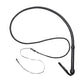 Indiana Jones Deep Black Kangaroo leather Bullwhip – 4ft to 12ft Handmade