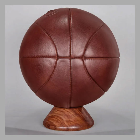 Retro Vintage Leather Basketball – 1900s Sports Decor