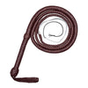 Whisky Brown Cowhide Bullwhip – Handcrafted Indy Style Whip