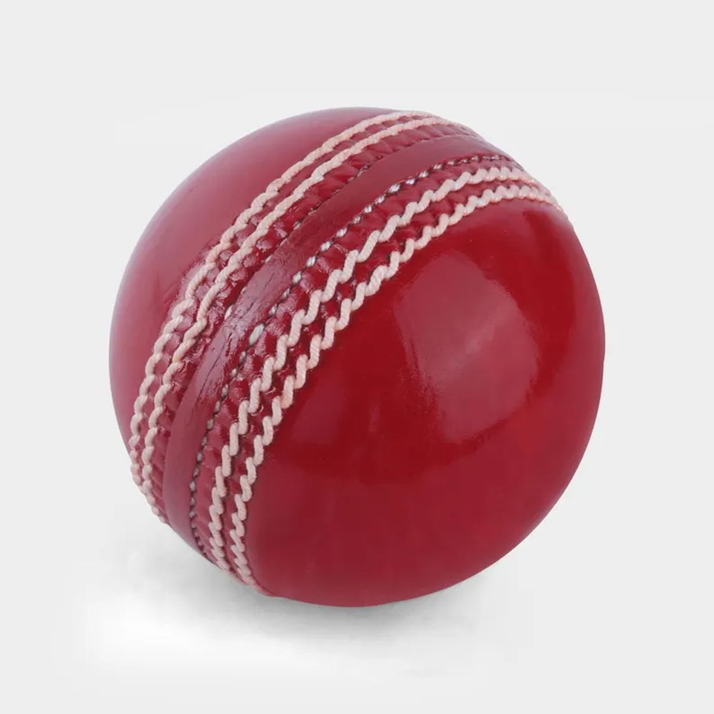 Red Leather Cricket Ball – Handmade Match Ball Gift