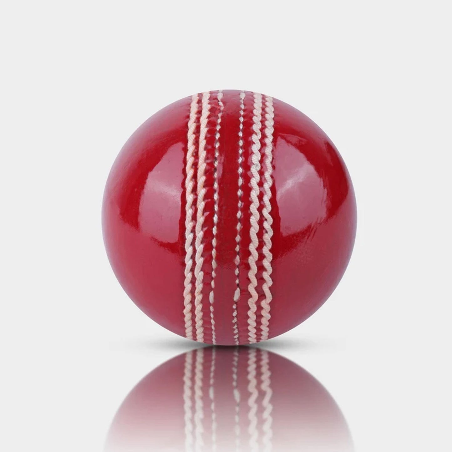 Red Leather Cricket Ball – Handmade Match Ball Gift