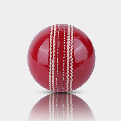 Red Leather Cricket Ball – Handmade Match Ball Gift